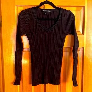 V-neck ribbed sweater WHBM